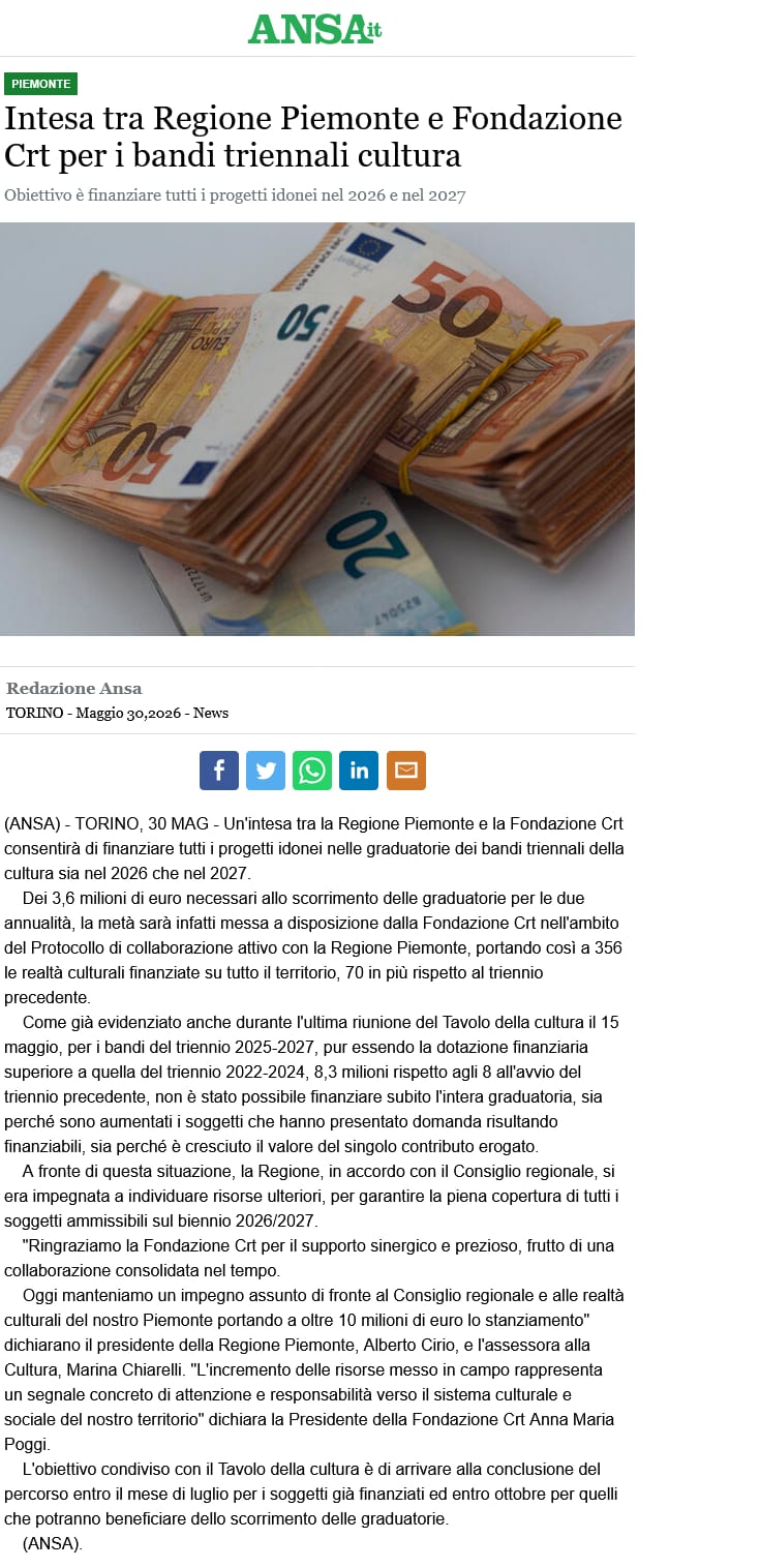 Immagine articolo su Ansa.it